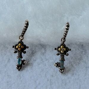 Barabara Bixby Skeleton Key Drop Earrings